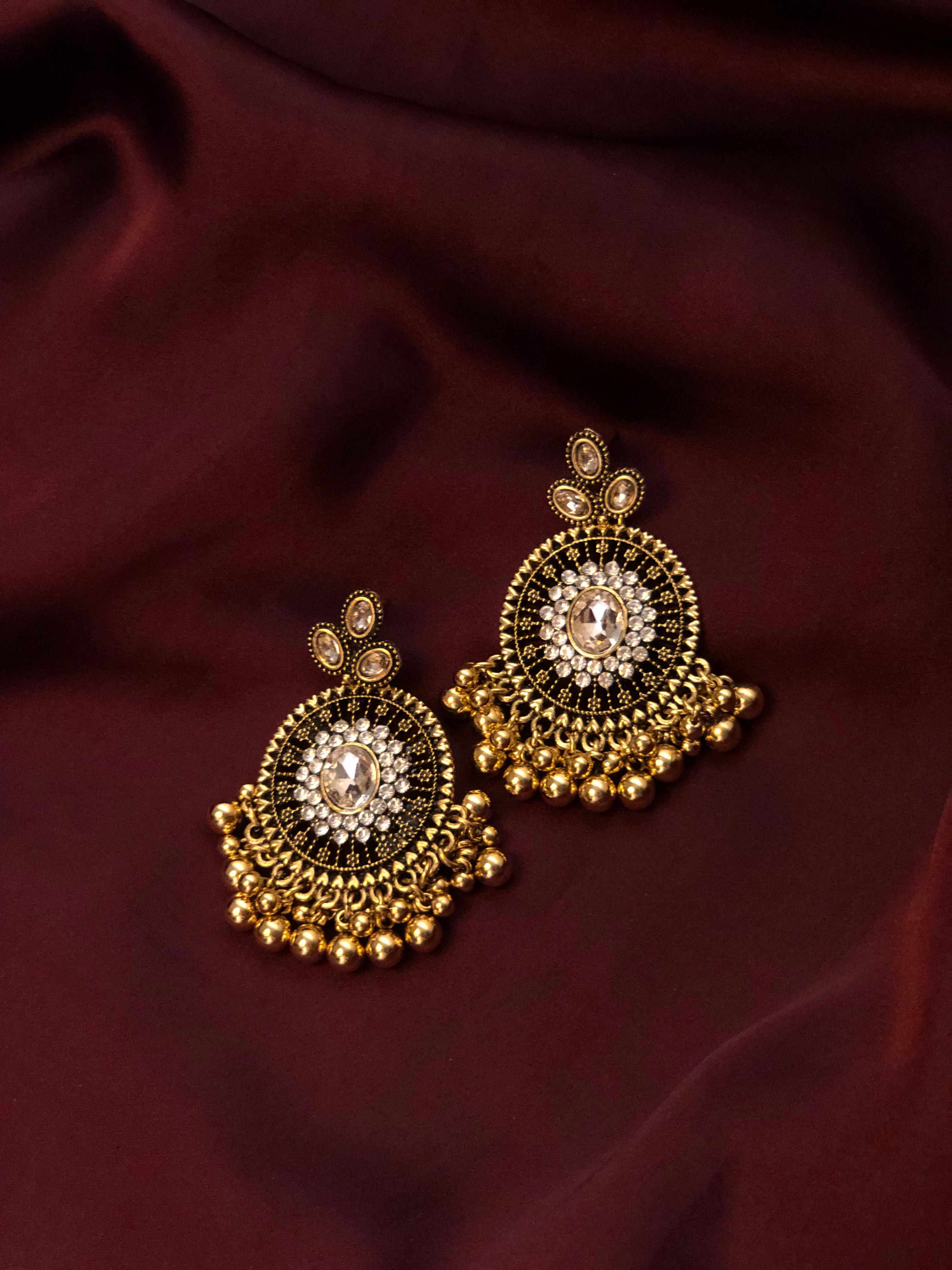 Golden Shimmer earrings